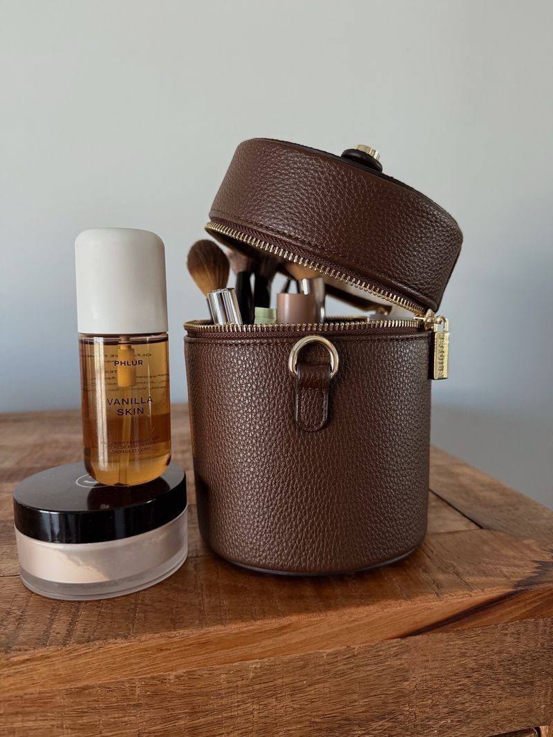 Professional makeup products close-up