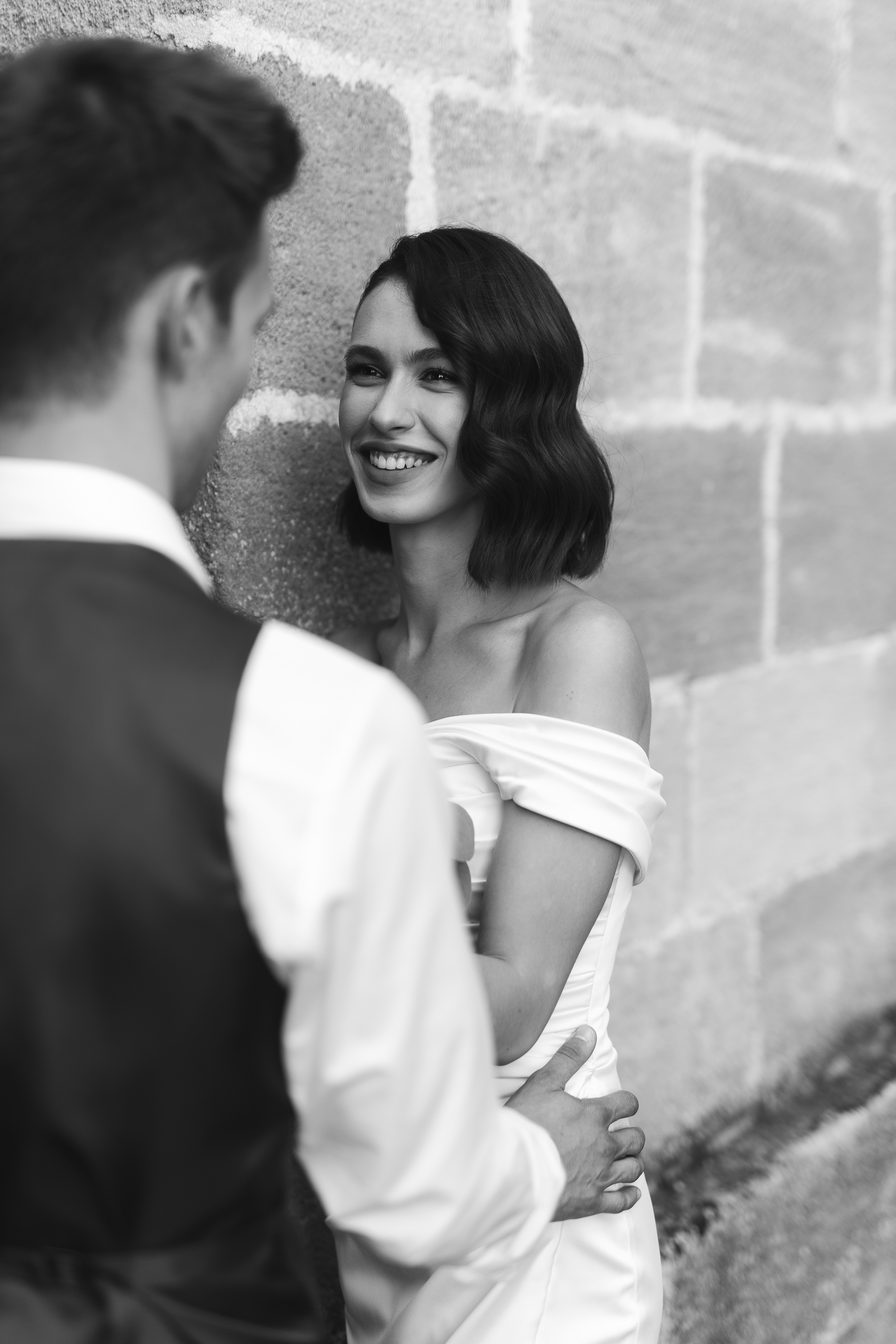 Bride portrait with elegant makeup