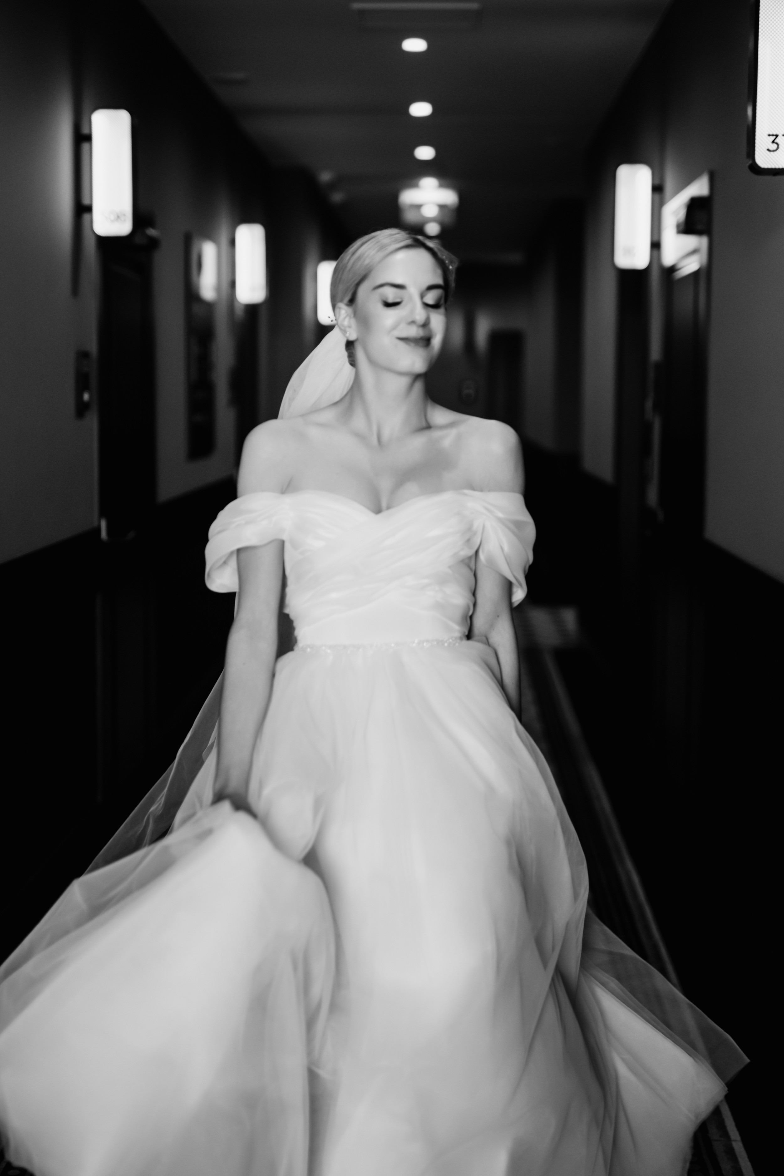 Bridal makeup and hairstyle preparation